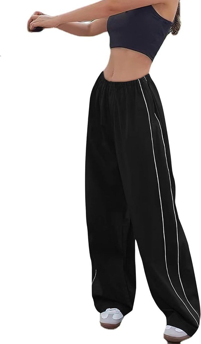 Track Pants dames parachute broek Y2k broek baggy cargobroek wijde