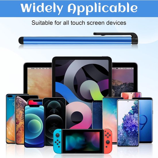 60 stuks tablet- en flipchartpennen voor mobiele telefoons, touchpens, touchscreens voor tablets, iPad, Samsung Galaxy, Apple pen — afbeelding 3