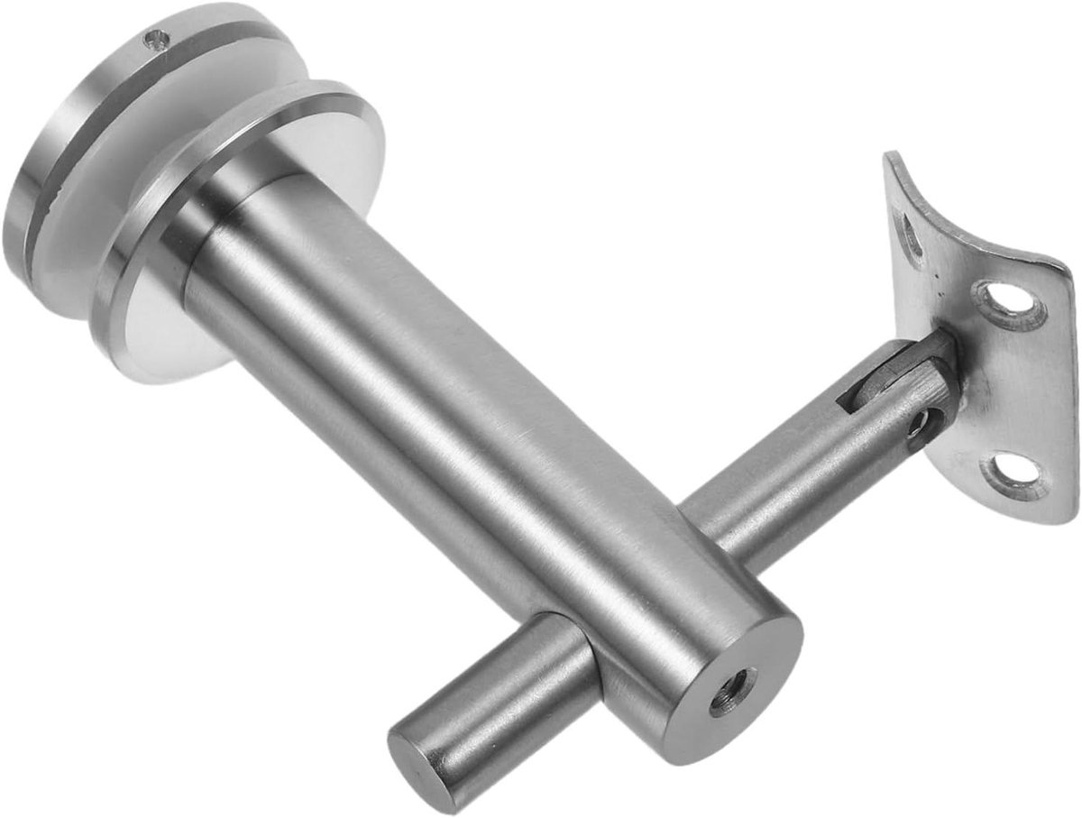RVS Leuningbeugel - Glasbeugel Trapleuning - Trap Beveiligen - Stevige Ondersteuning - 10 cm - Zilver