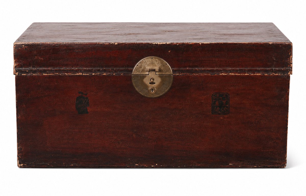 Fine Asianliving Antieke Chinese Kist B83xD59xH41cm Chinese Meubels Oosterse Kast