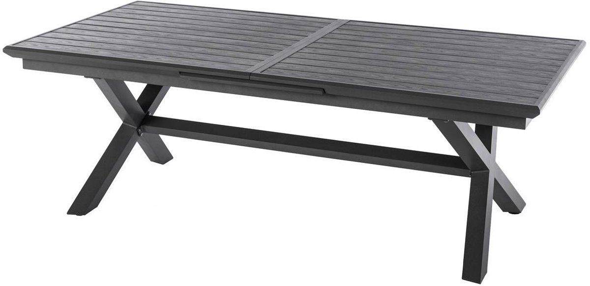 Uitschuifbare aluminium tuintafel voor 10 personen AXIOME