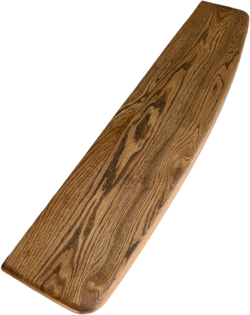 Wandplank 100% massief eik - Ardello - 140x25x3cm - Old Brown - Tverdi