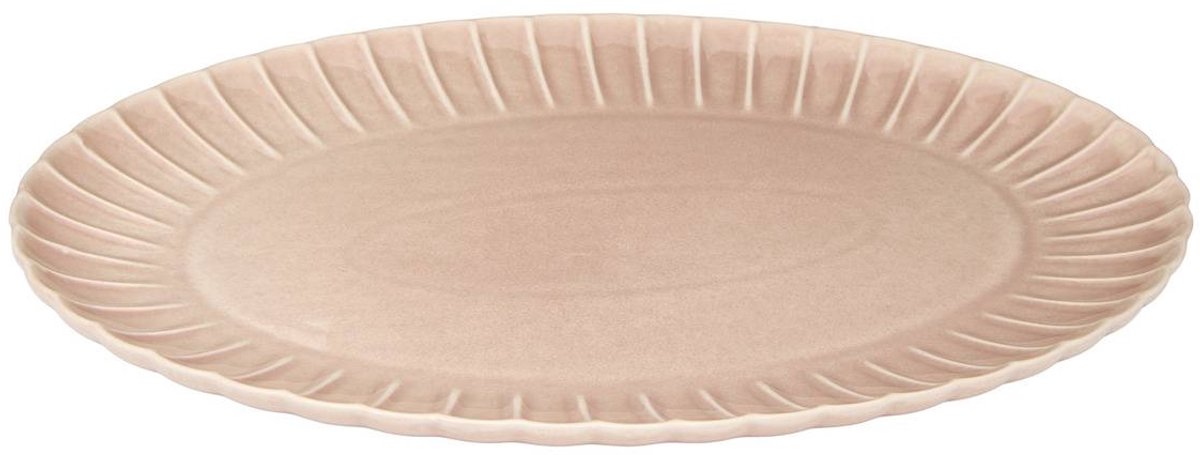 Plat ovale Romy 29x41cm rose