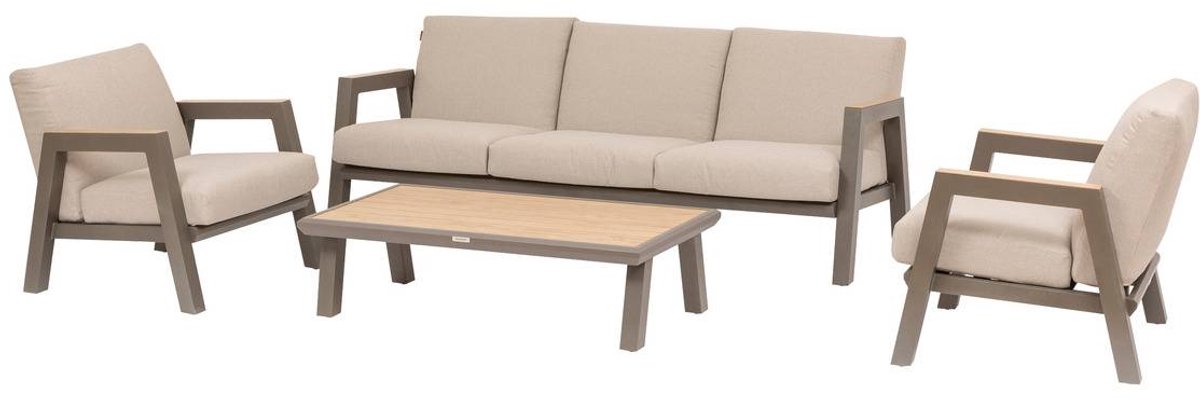5-zits tuinset van aluminium AXIOME