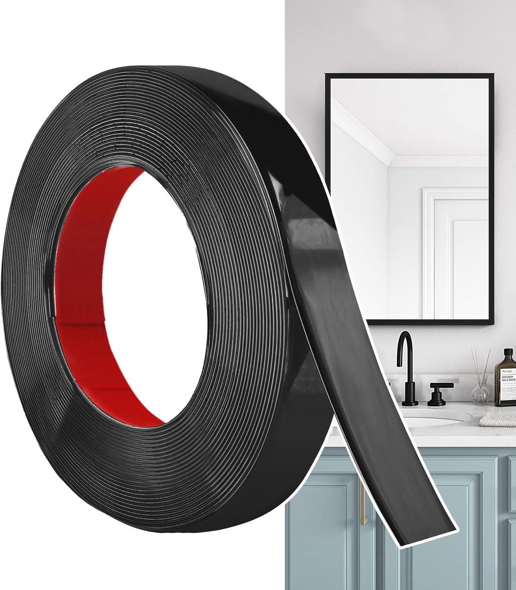 Omgoods - Zelfklevende Decoratieve Strip, Flexibel en Waterdicht voor Wanddecoratie