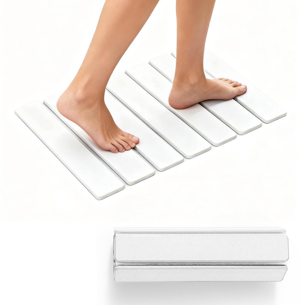 Omgoods - Opvouwbare Diatomiet Badmat met Anti-slip Functie