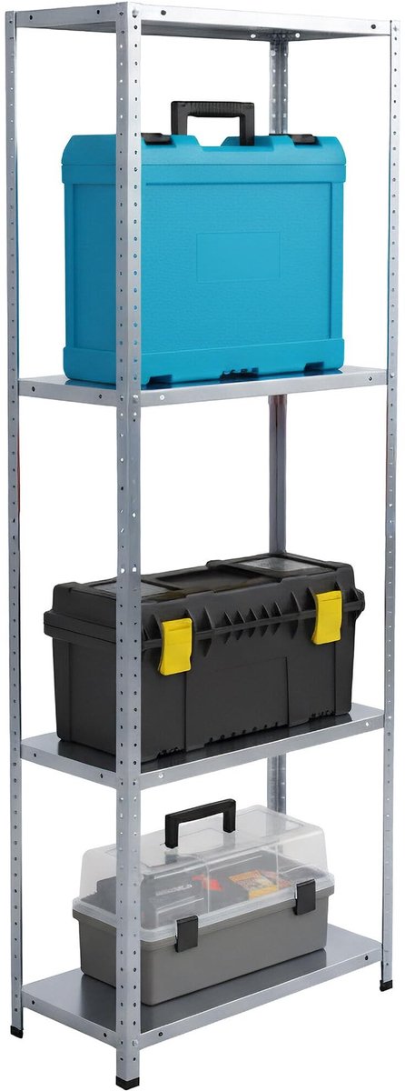 Omgoods - Stabiele Opslagkast van Gegalvaniseerd Staal 180x60x40 cm