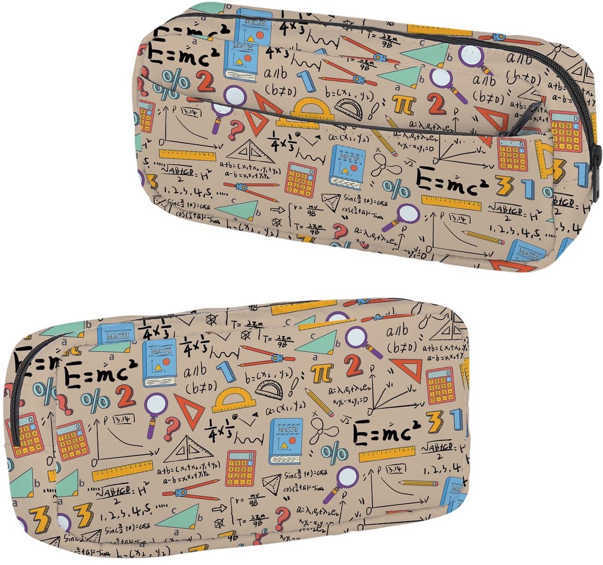 Omgoods - Wiskunde Etui met Rits voor School en Kantoor