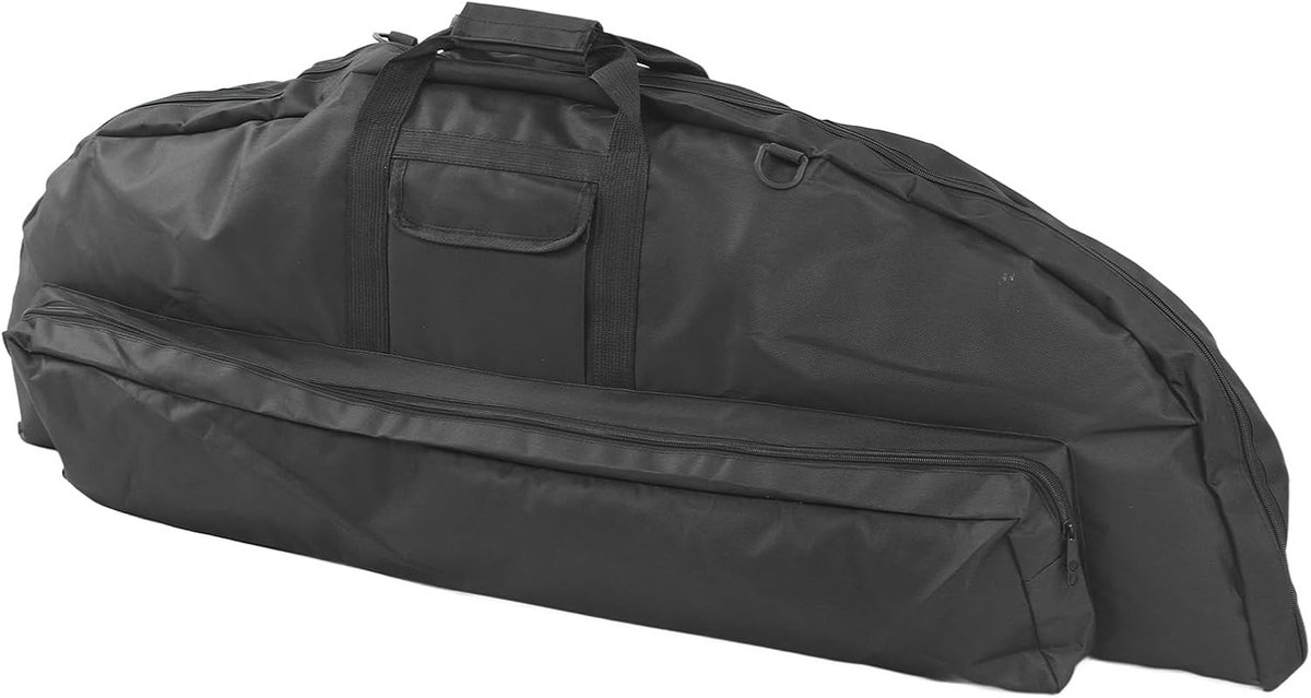 Premium canvas strik met zachte schuimvulling, verstelbare riem en meerdere zakken voor boogschiettraining, 115 cm lang en ideaal voor precisie en comfort