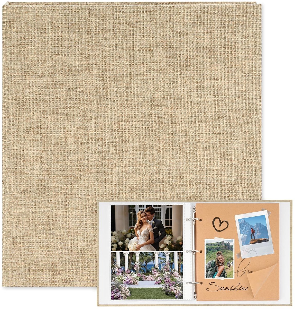 Omgoods - DIY Fotoalbum met 200 Compartimenten voor 300 Foto's