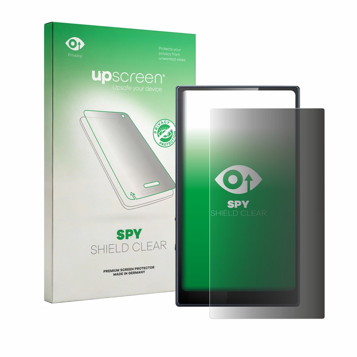 upscreen - privacy screenprotector voor FiiO M21 - Folie Beschermfolie Blauwlichtfilter
