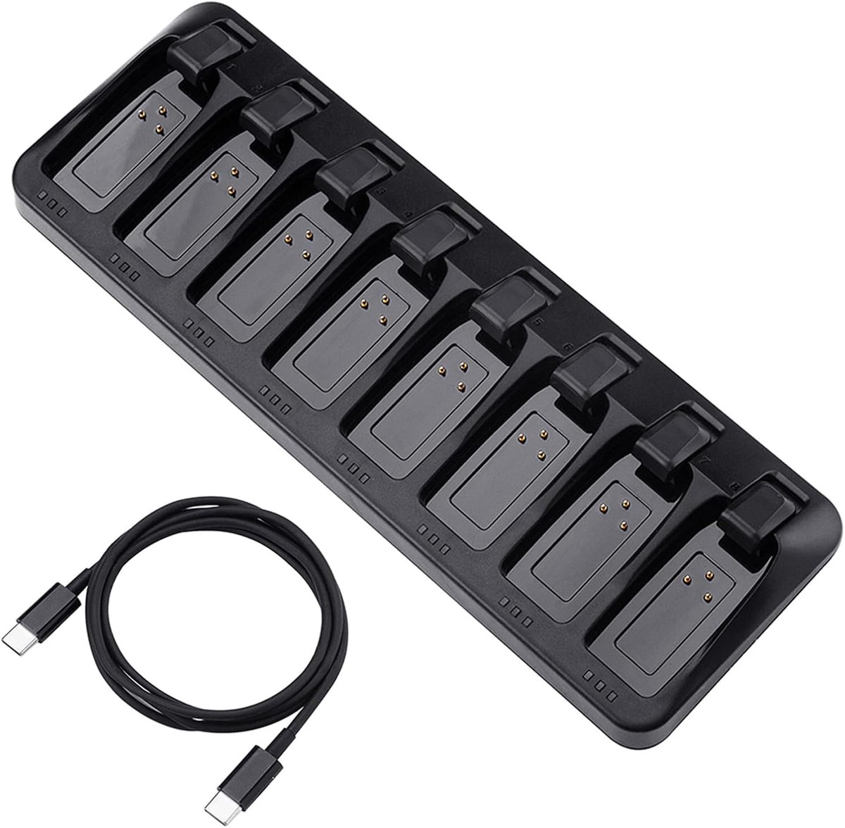 8-poorts batterijlader voor SRAM Red eTap Force Rival AXS Batterij, Laad 8 stuks AXS-batterijen samen