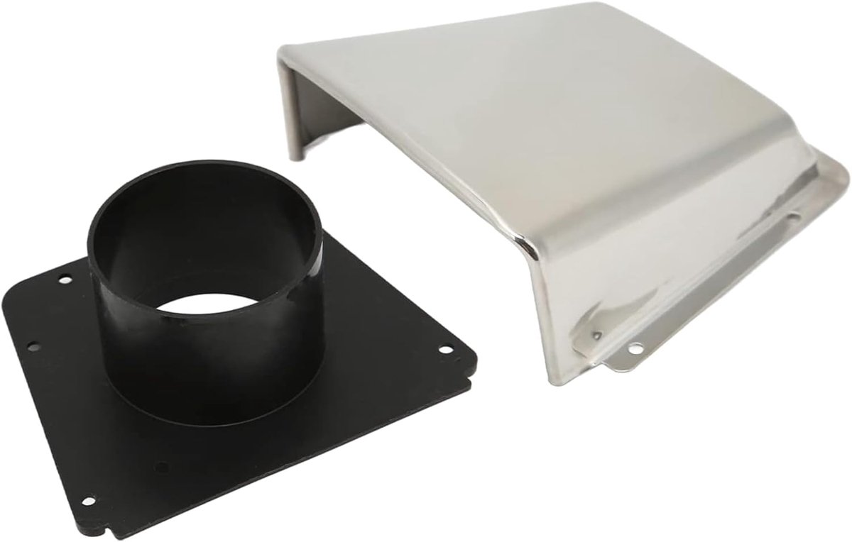 diameter 75 mm, voor boot, marine, jachten, accessoires, ventilator, 316 roestvrij staal