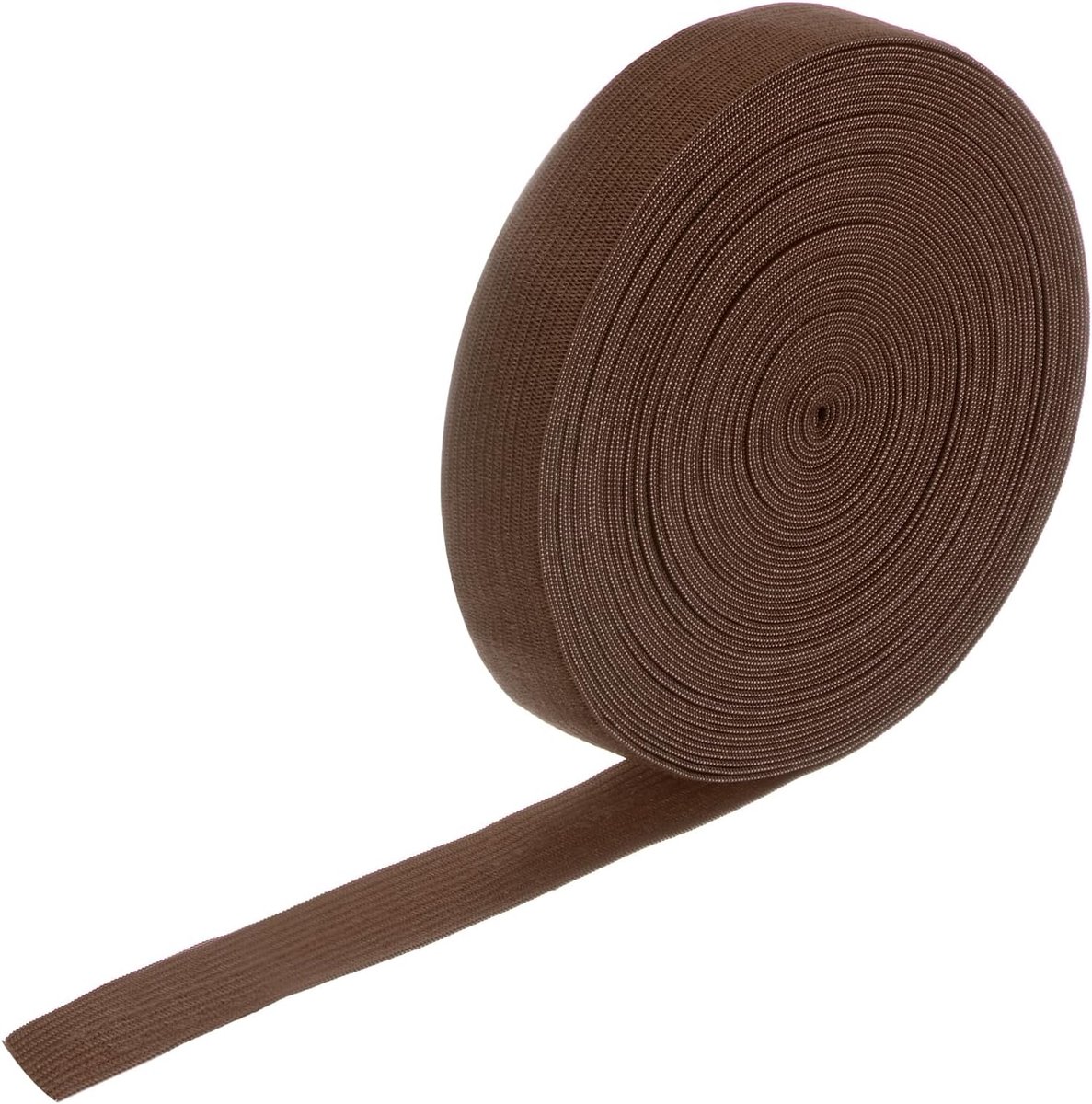 Elastische banden om te naaien, 0,8 inch 11 meter rol van hoge elasticiteit gebreide elastische spoel, elastiek voor het naaien van tailleband/pruiken/broeken/knutselwerk, doe-het-zelf