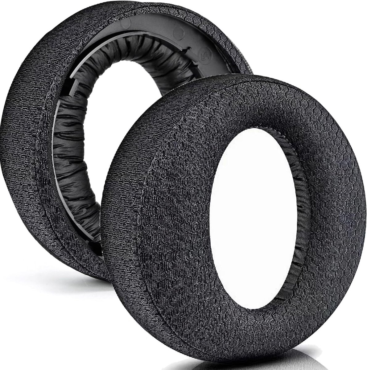 Oorkussens Vervangende Oorpads voor Sony PlayStation 5 Pulse 3D PS5 Draadloze Hoofdtelefoon, Headset Oordopjes, Oorbekers Reparatieonderdelen (ademende gaasstof)