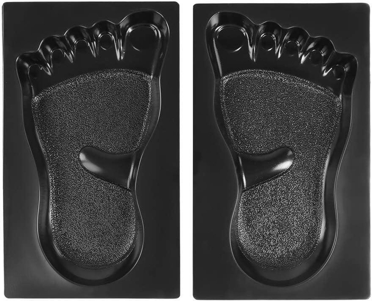 Voetafdruk Mallen - Beton Mallen - Tuinpad Maken - Links en Rechts - 45 x 26.8 cm - Grijs