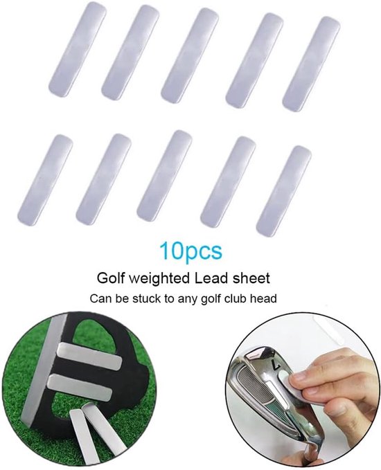 12 stuks Golf Loodtape voor Swing Gewicht Aanpassing - Golfclub, Tennisracket, Iron Putter — afbeelding 4