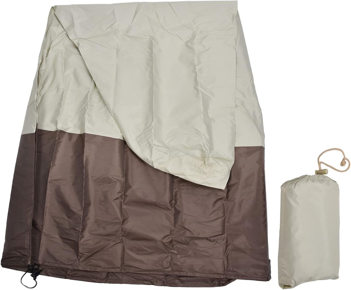 Tuinfontein beschermhoes 210D - zilver gecoat Oxford stof - waterdicht - optimale bescherming voor buitenbeelden - ShopVlot