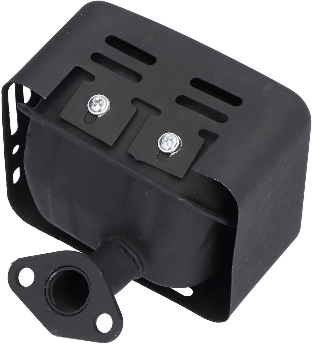SnelShoppen - Uitlaatdemper Generator voor GX120 GX140 GX160 GX200 en 168F Motoren, Zwart, Geschikt voor 2" 3" 4" Benzine Generator Waterpomp