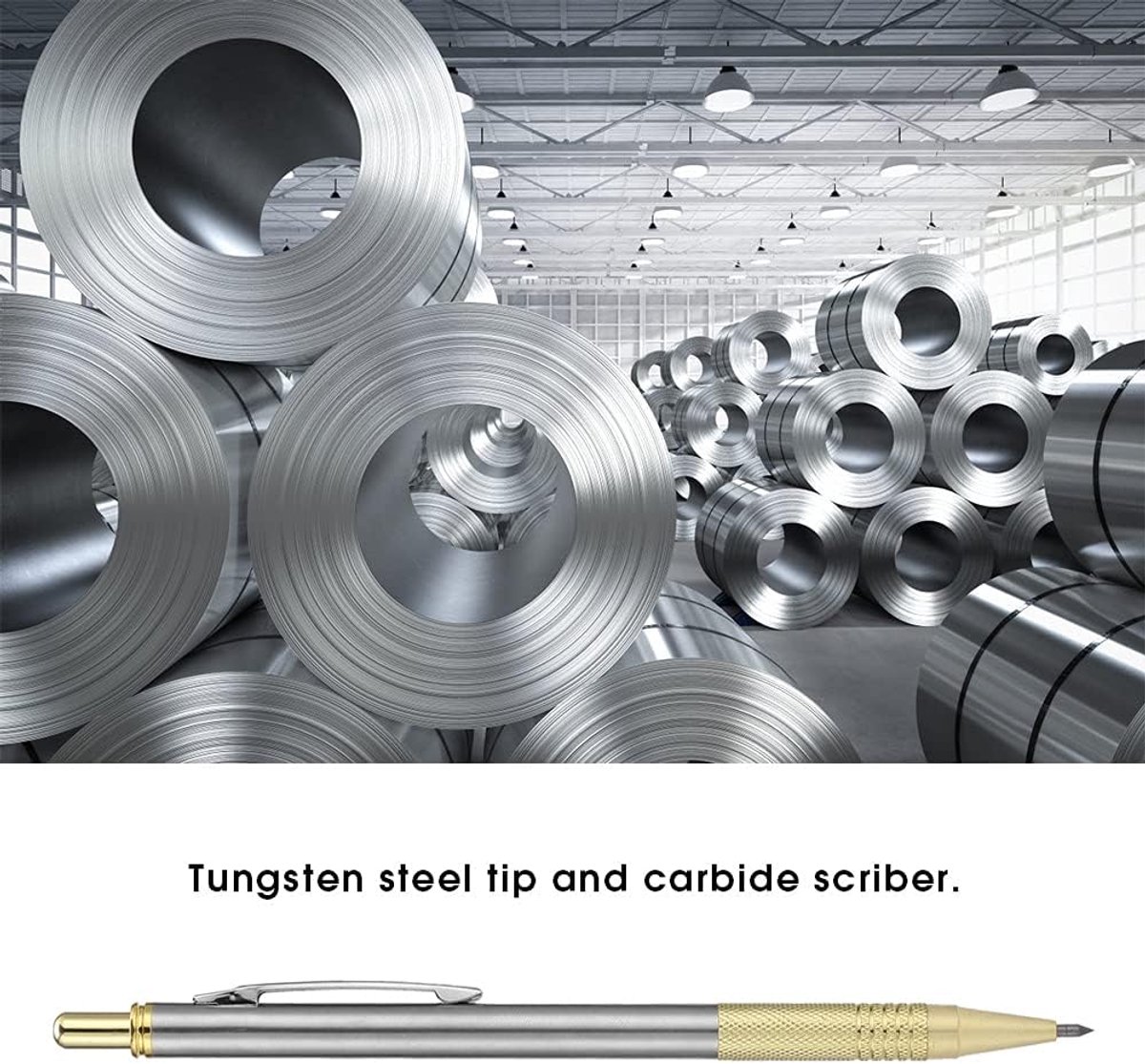 SnelShoppen - Tungsten Carbide Tip Krab Pen, Diamant Glas Snijpen, Metalen Snijden Lettering Pen Engraver, Glazen Snijgereedschap Vervangende Markerin