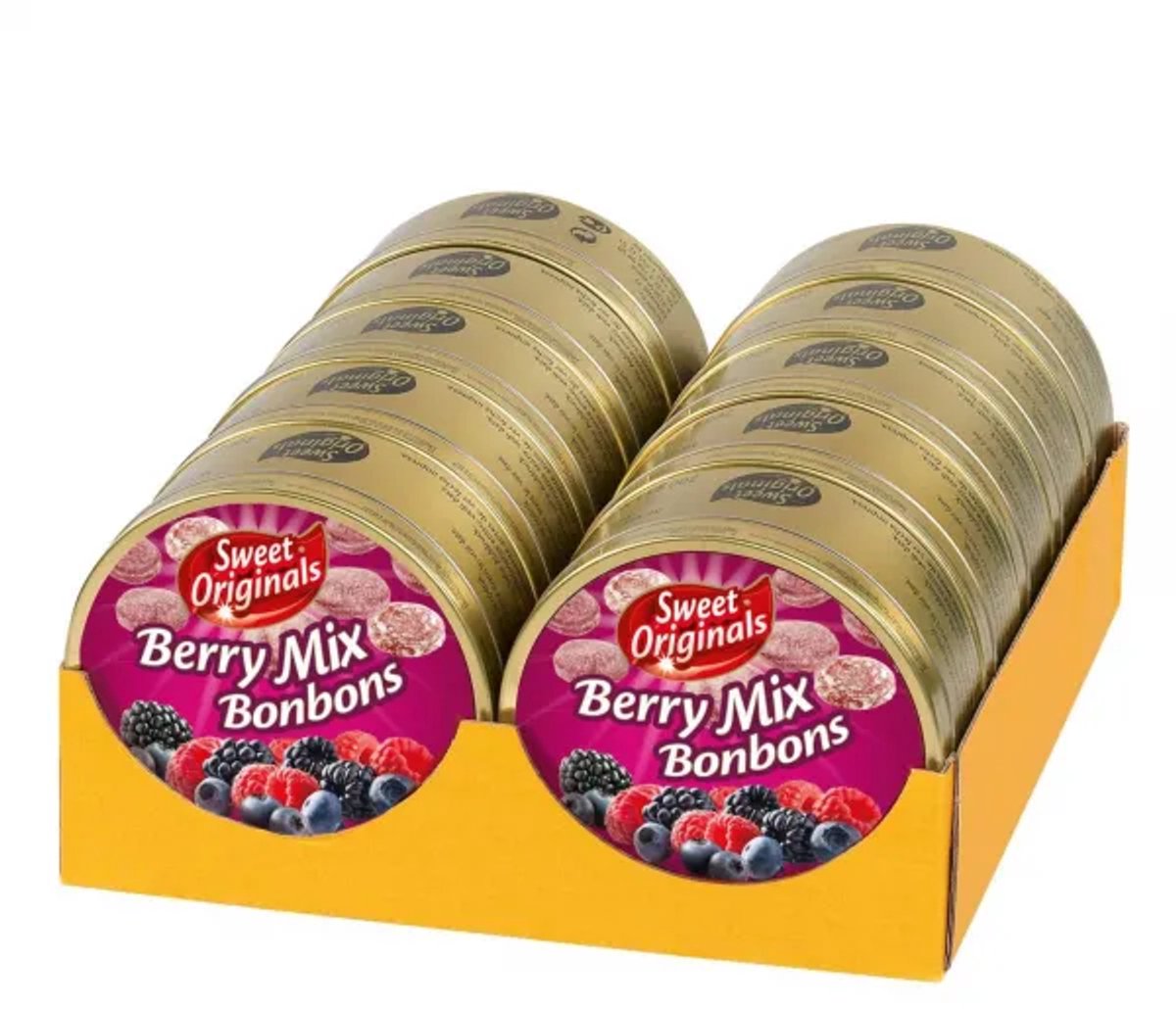 Sweet Originals Berry Mix Bonbons blikje (10x 200gr)