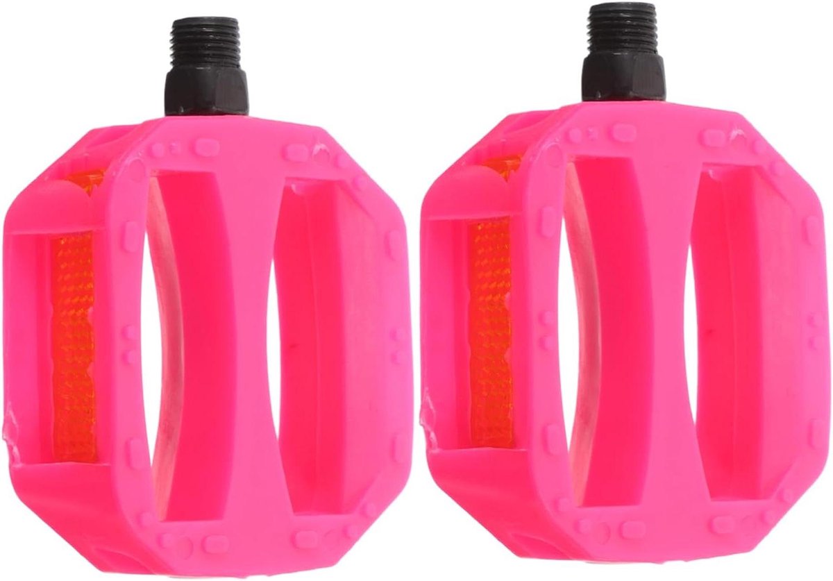 Kinderfiets Pedalen Vervangende Kunststof Pedalen Veilig Fietsen Antislip Ontwerp 9 x 7 x 2 cm Roze