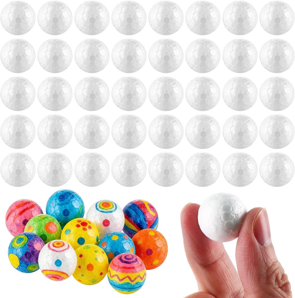 LDHHYH Pack of 200 Styrofoam Balls 2 cm Craft Foam Balls 200 Pieces Styrofoam Balls 2 cm Diameter Craft Balls Smooth - ShopVlot