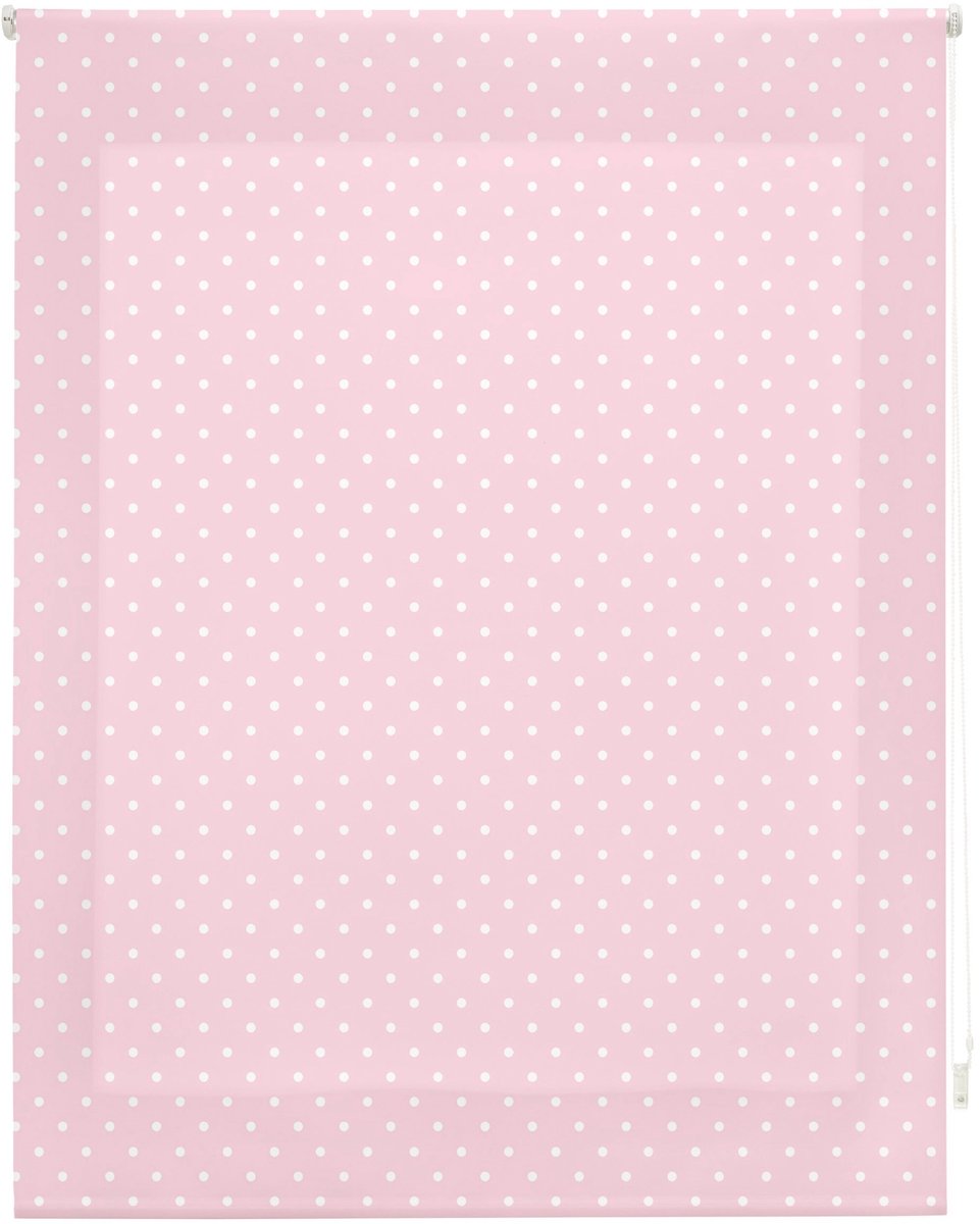 Omgoods - Transparante Roller Blind in Roze, 130 x 180 cm