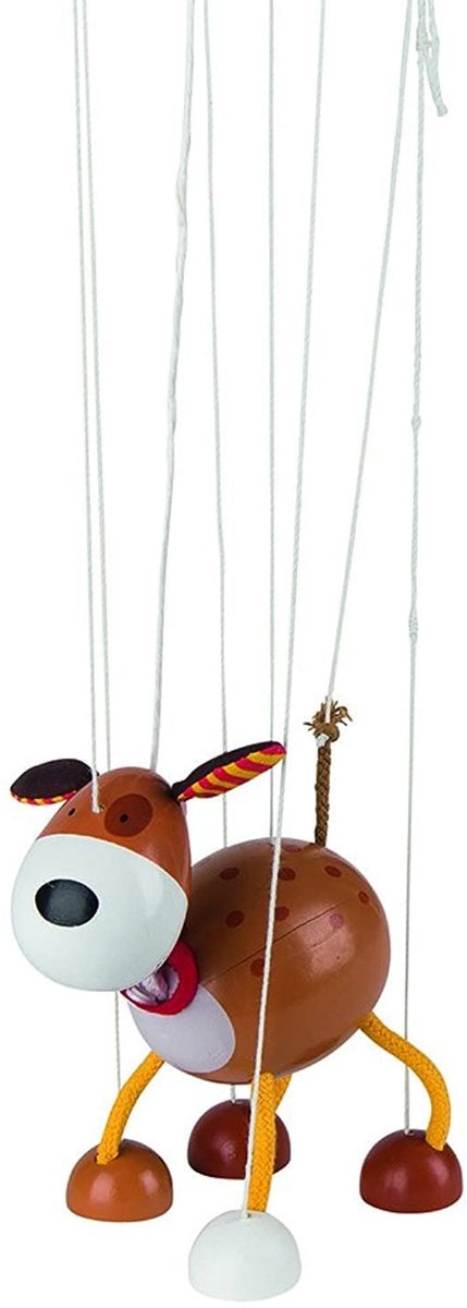 Omgoods - Houten Vingerpoppetje Hond M