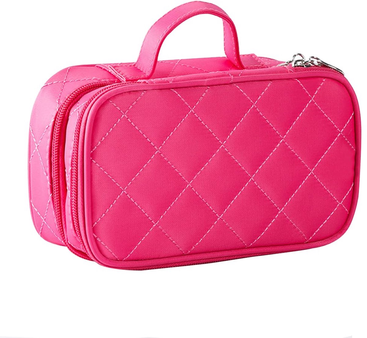 Omgoods - Multifunctionele 2-laags Makeup Organizer Tas voor Vrouwen - Waterproof en Draagbaar