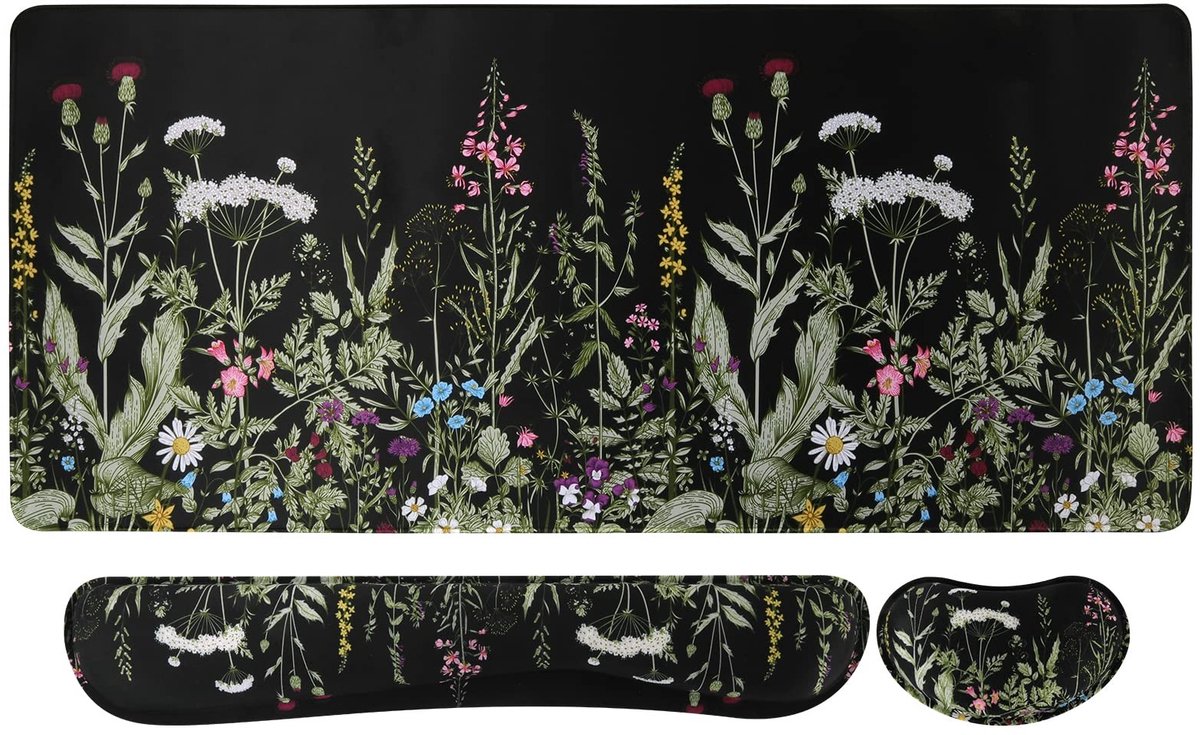 Omgoods - Grote Gaming Muismat met Polssteun - 900x400mm