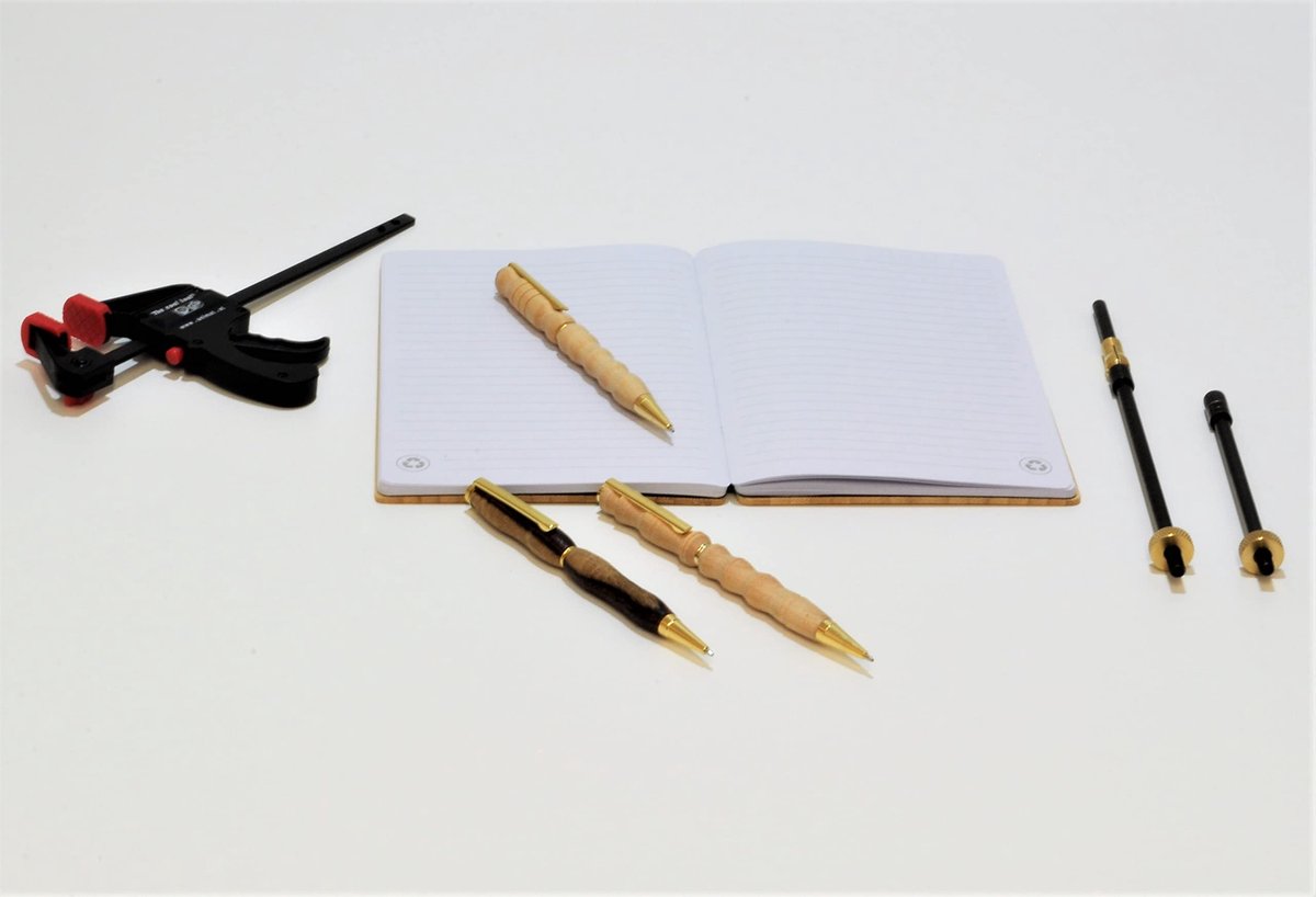 Omgoods - Starterset voor Houten Balpen Maken, 3 Stuks