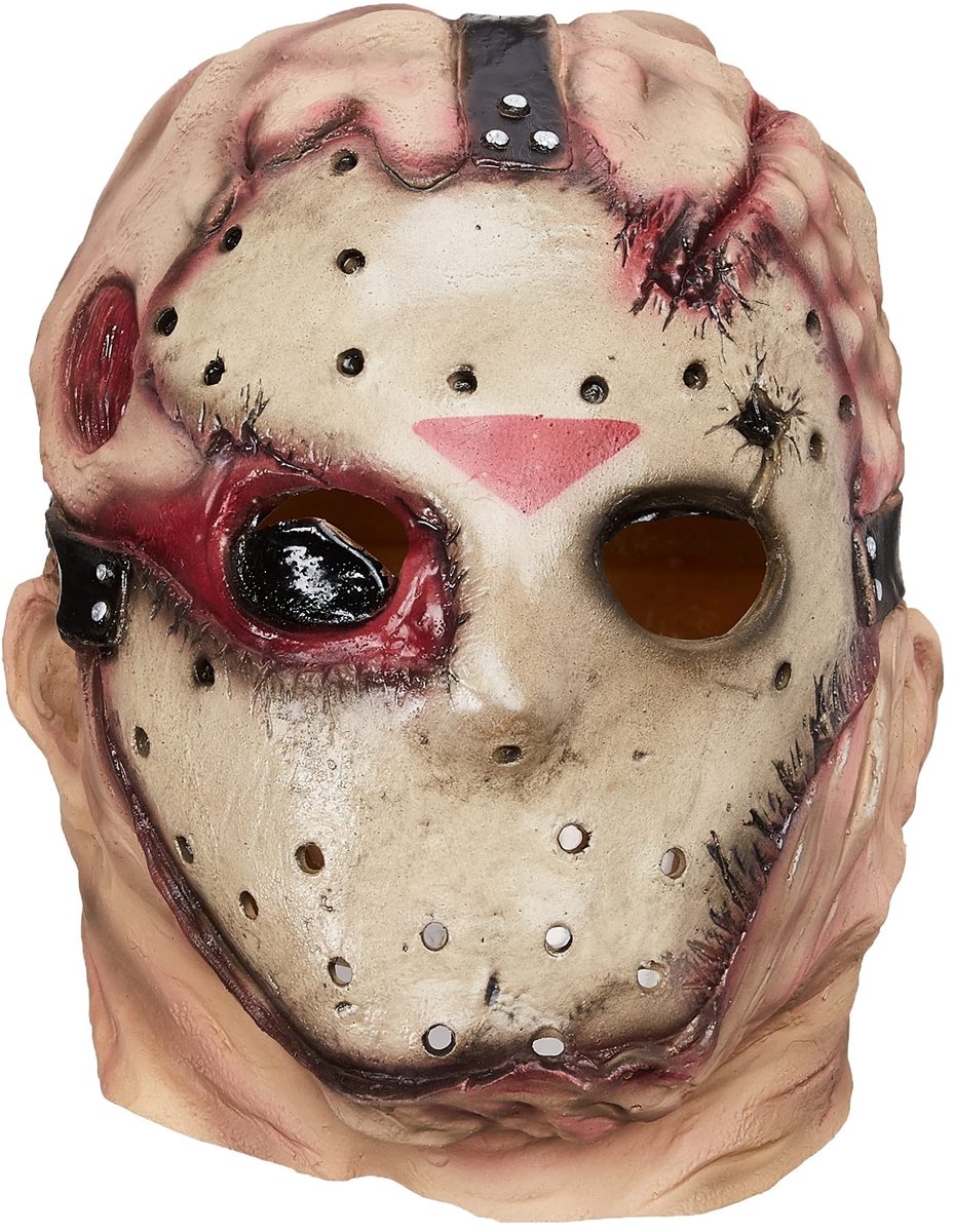 Omgoods - Metallic Hockey Mask voor Halloween en Kostuumfeesten