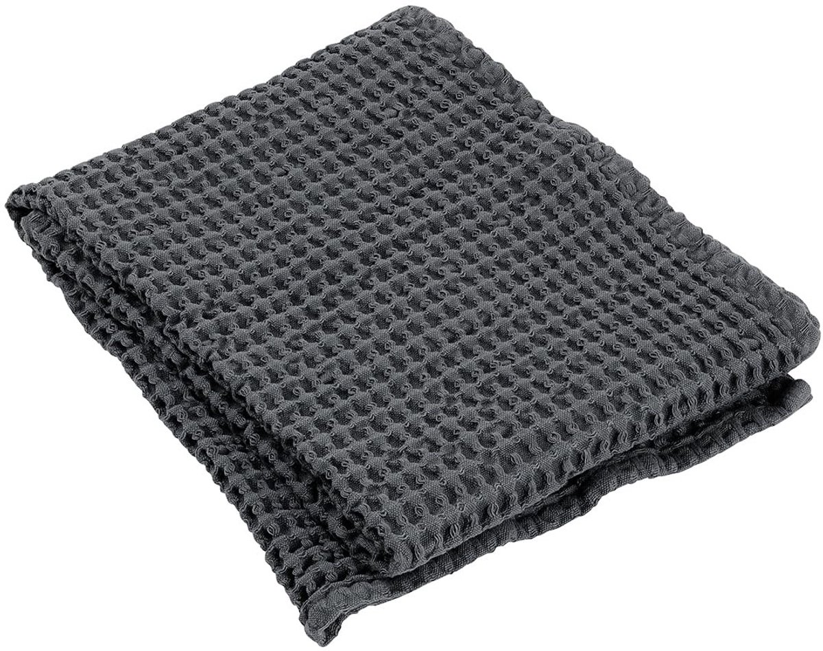 Omgoods - Caro Wafel Piqué Handdoek van Katoen - Magnet - 50 x 100 cm