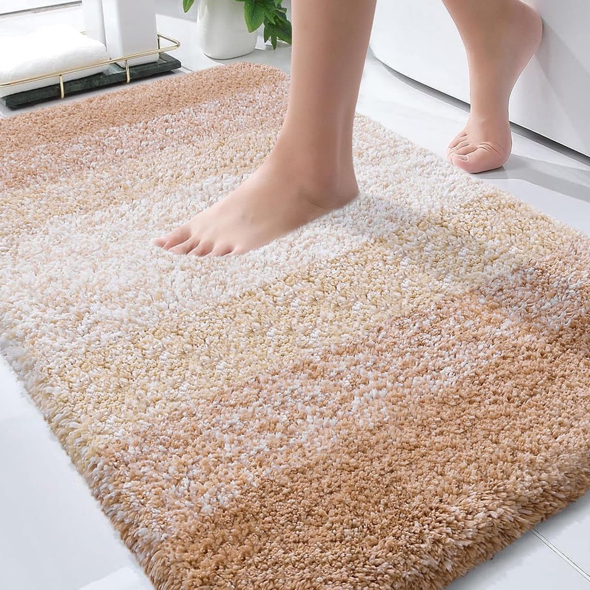 Omgoods - Zachte Microvezel Badmat met Antislip Achterkant