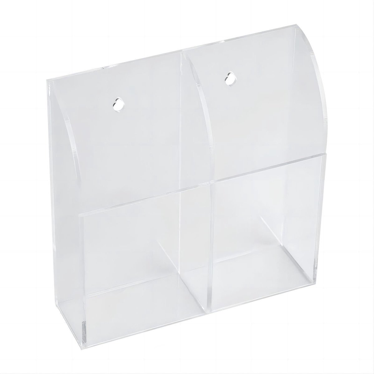 Omgoods - Afstandsbediening houder - Acryl wandhouder - Transparant - Organizer voor afstandsbedieningen - Ruimtebesparend - Geschikt voor tv, verw...