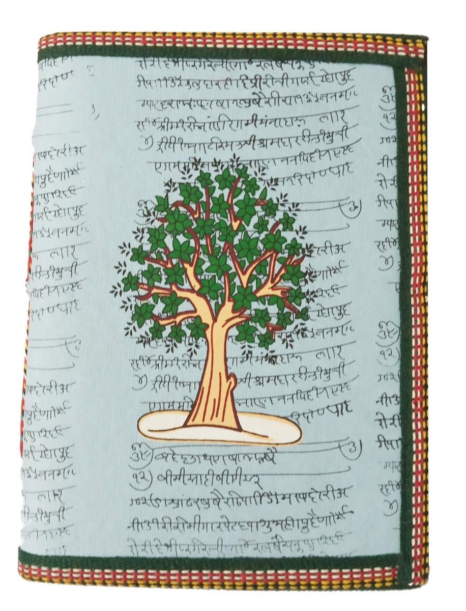 Vintage Notitieboek met Draadsluiting 'Tree of Life'