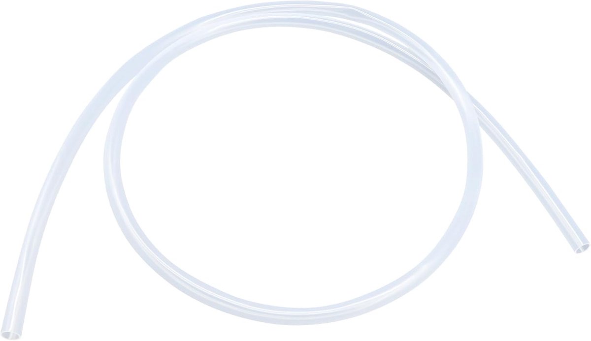 Buis Voedingskwaliteit Slangen 3mm ID x 6mm OD 1.5m (4.9ft), Flexibele Siliconen Rubber Buizen Water Lucht Pijpen