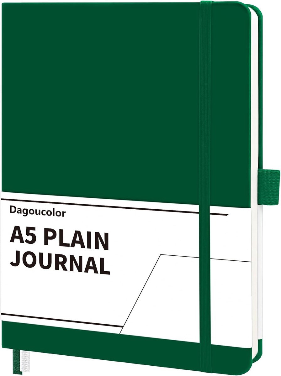 SnelShoppen - Notepads A5 90 Vellen (180 Bladzijden), Hardcover PU Leren Notitieboek, 120GSM Premium Schrijfpapier voor Kantoor School Thuis Zakelijk