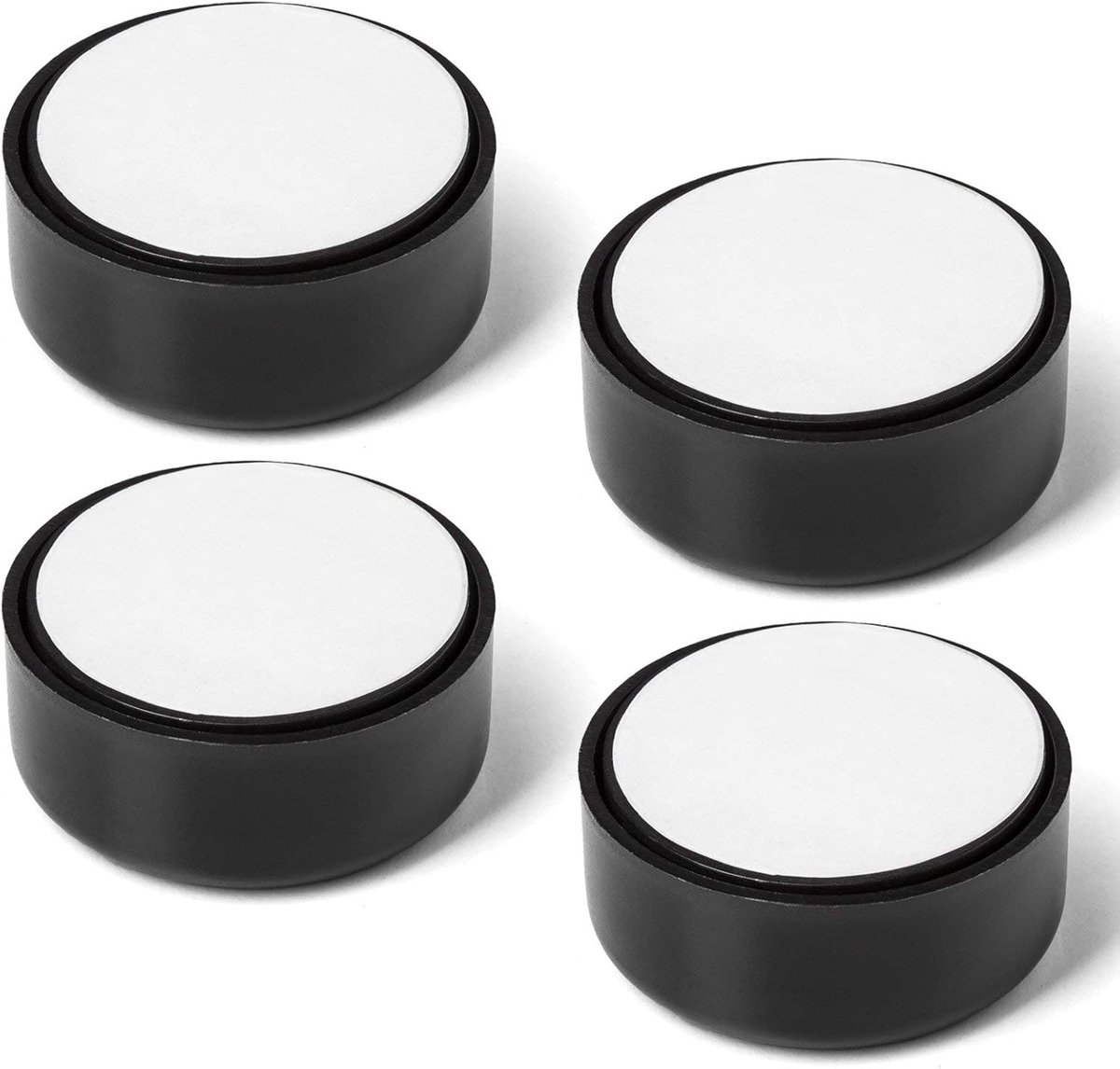 4 stuks SOTECH meubelvoet Golf, zwart, diameter: 53,5 mm, hoogte: 23,5 mm verstelbaar