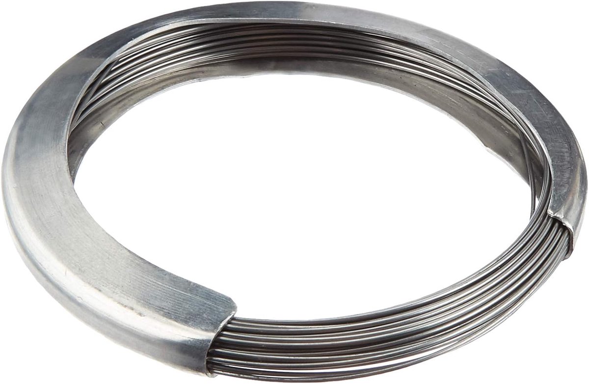 FIP10 snarendraad - staal C85 - diameter 1 mm - lengte 12,30 m