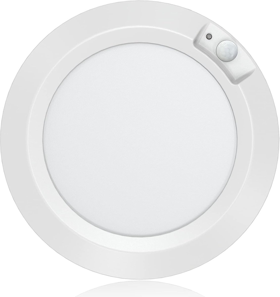 Plafondlamp op batterijen, Awanber Closet Licht met bewegingsdetectie Draadloze LED-verlichting Batterij bediend voor Pantry Loods Kabinet Badkamer Zolder Trap - 210LM 6000K Koel Wit