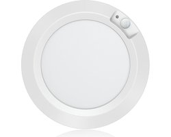 Plafondlamp op batterijen, Awanber Closet Licht met bewegingsdetectie Draadloze LED-verlichting Batterij bediend voor Pantry Loods Kabinet Badkamer Zolder Trap - 210LM 6000K Koel Wit