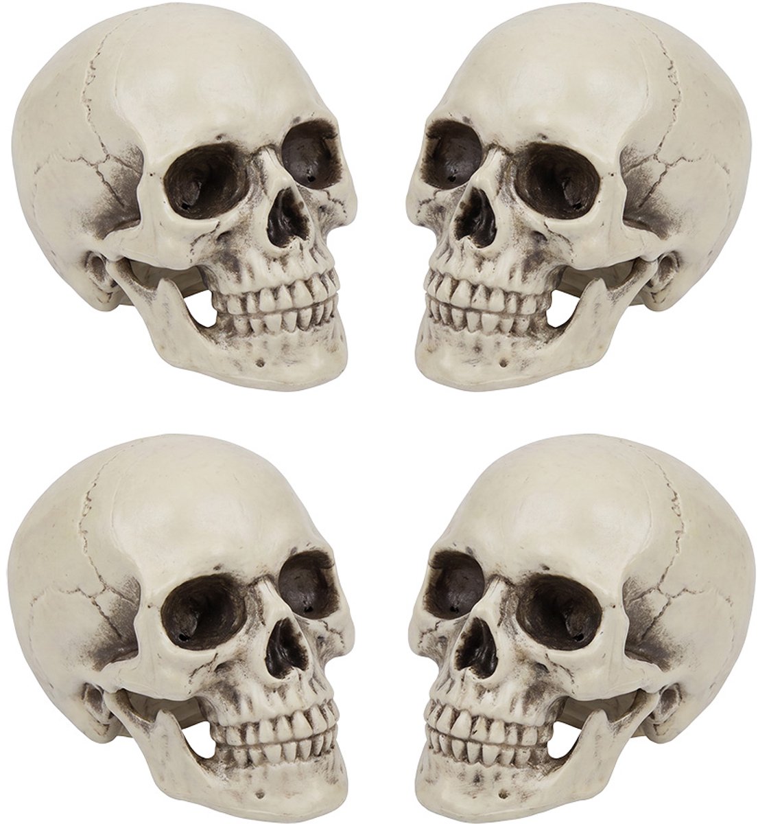 Clayre & Eef Halloween decoratie Overig Wit Kunststof Herfst decoratie