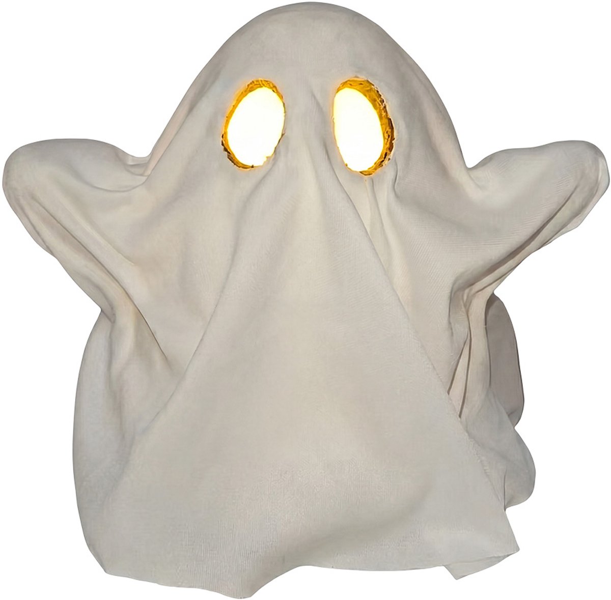 Clayre & Eef Halloween decoratie Spook Wit Kunststof Herfst decoratie