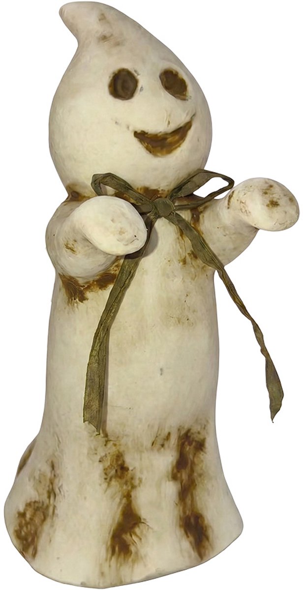 Clayre & Eef Halloween decoratie Overig Wit Kunststof Herfst decoratie