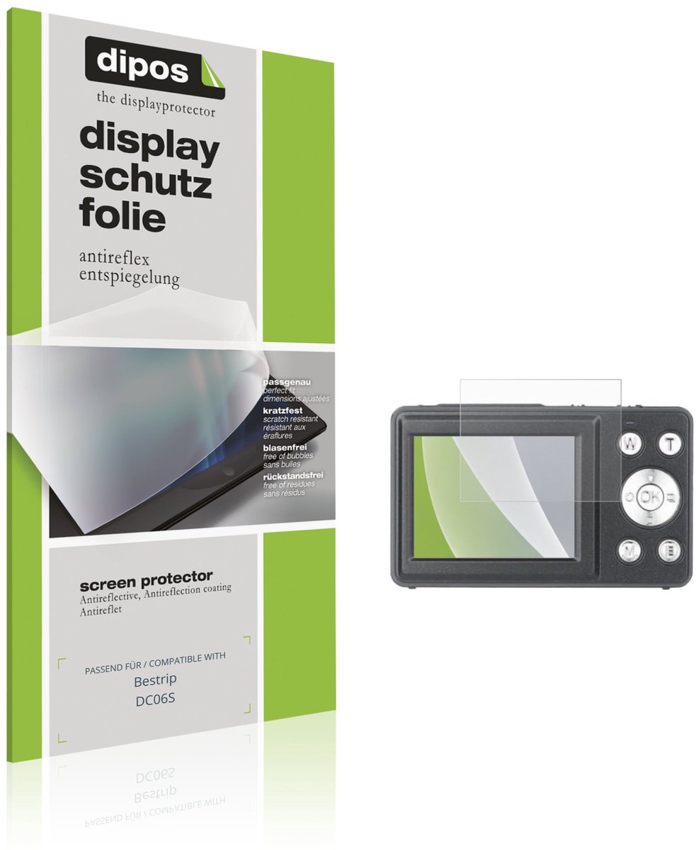 dipos – 4x Matte Beschermfolie geschikt voor Bestrip DC06S | Krasbestendige & antireflecterende Screenprotector Ultra-Thin