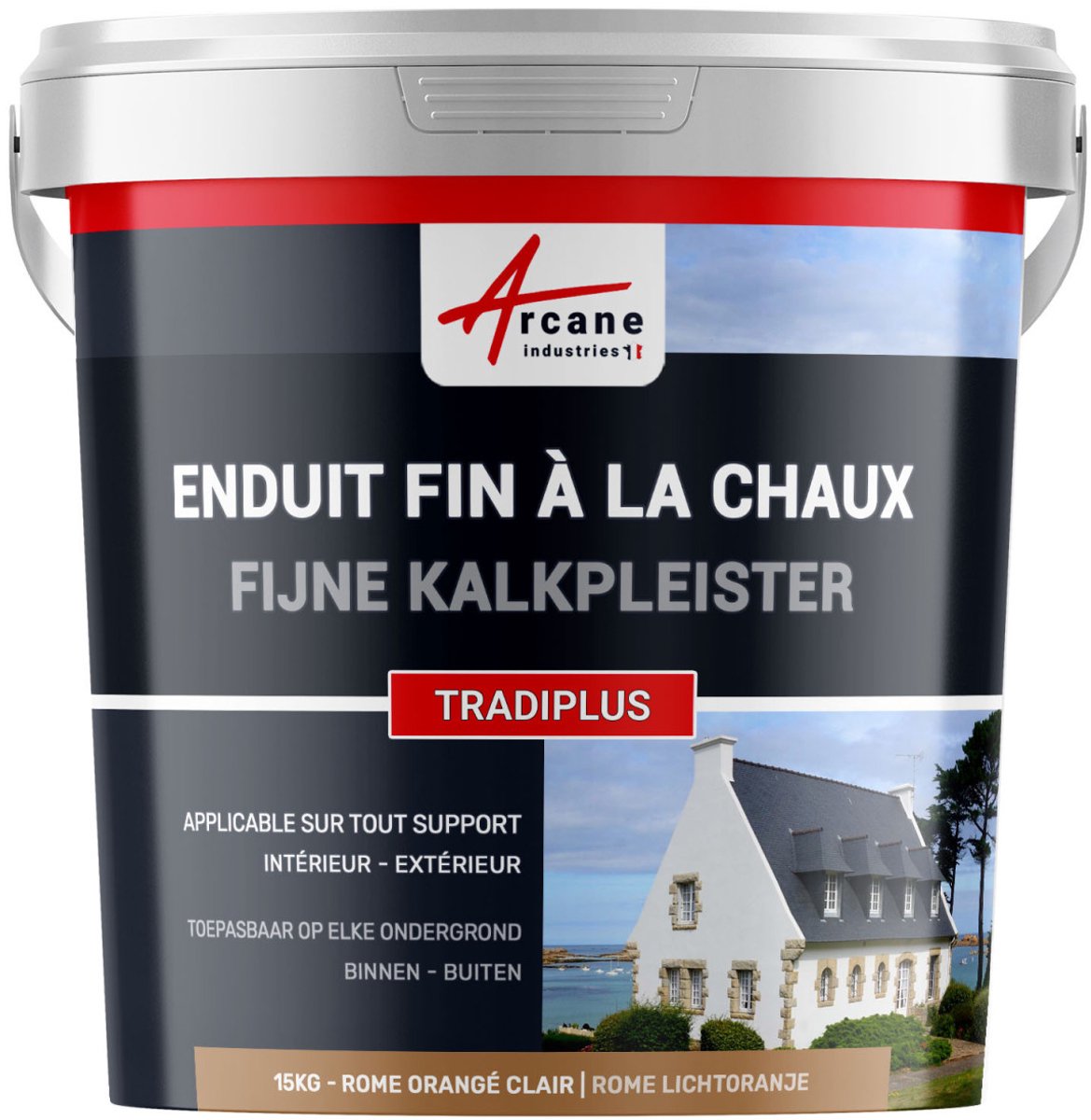 Fijne kalkpleister voor binnen- en buitendecoratie - TRADIPLUS