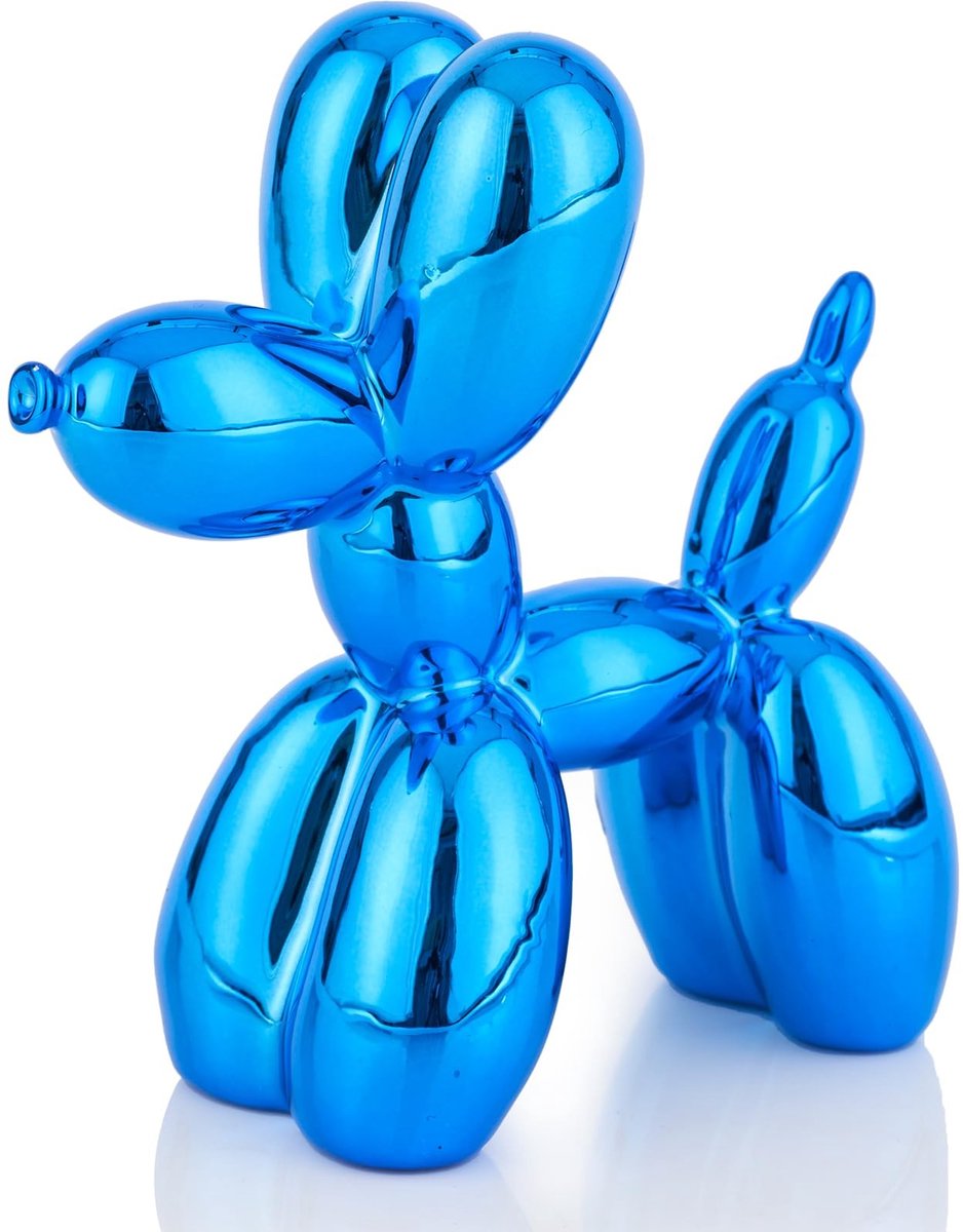 Omgoods - Shiny Balloon Dog Standbeeld Decor, Compact en Kleurrijk voor Interieur