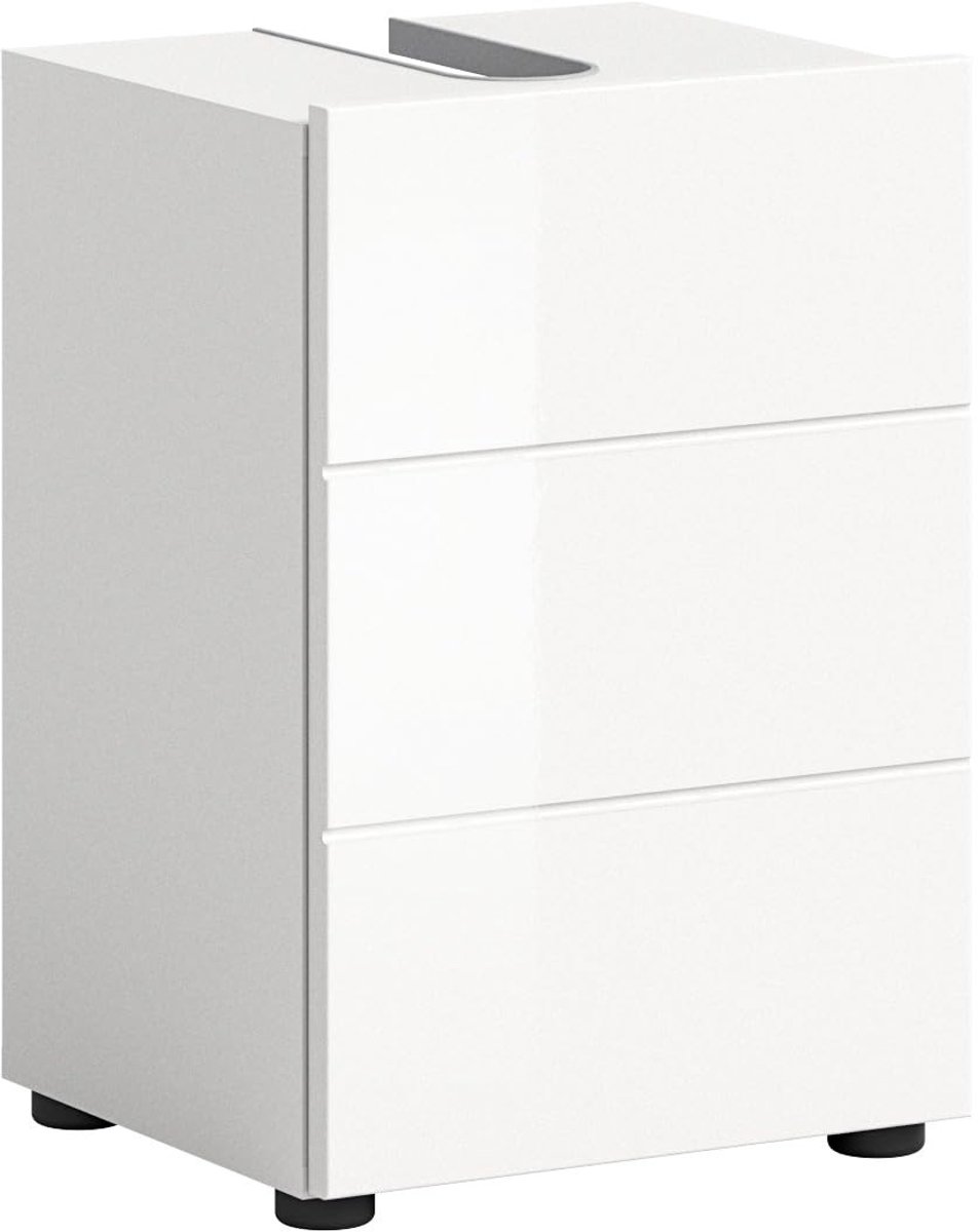 Omgoods - Badkamerkast met 1 Deur en 1 Plank in Wit